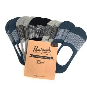 PEMBROOK No Show Socks (10 Pairs)